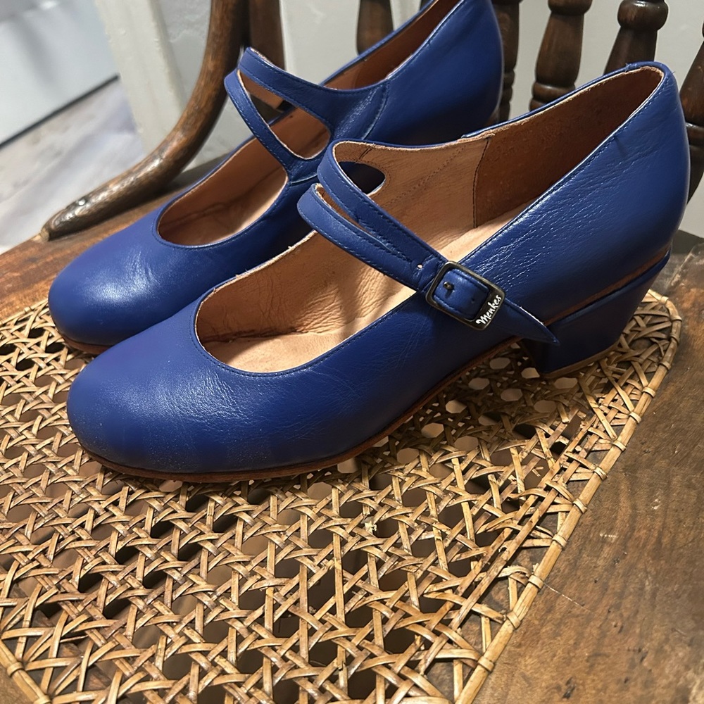 Deep Blue High Quality Flamenco Shoes from Spain